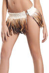 BW1000BL Turkey Exotic Feathers Skirt - Blue